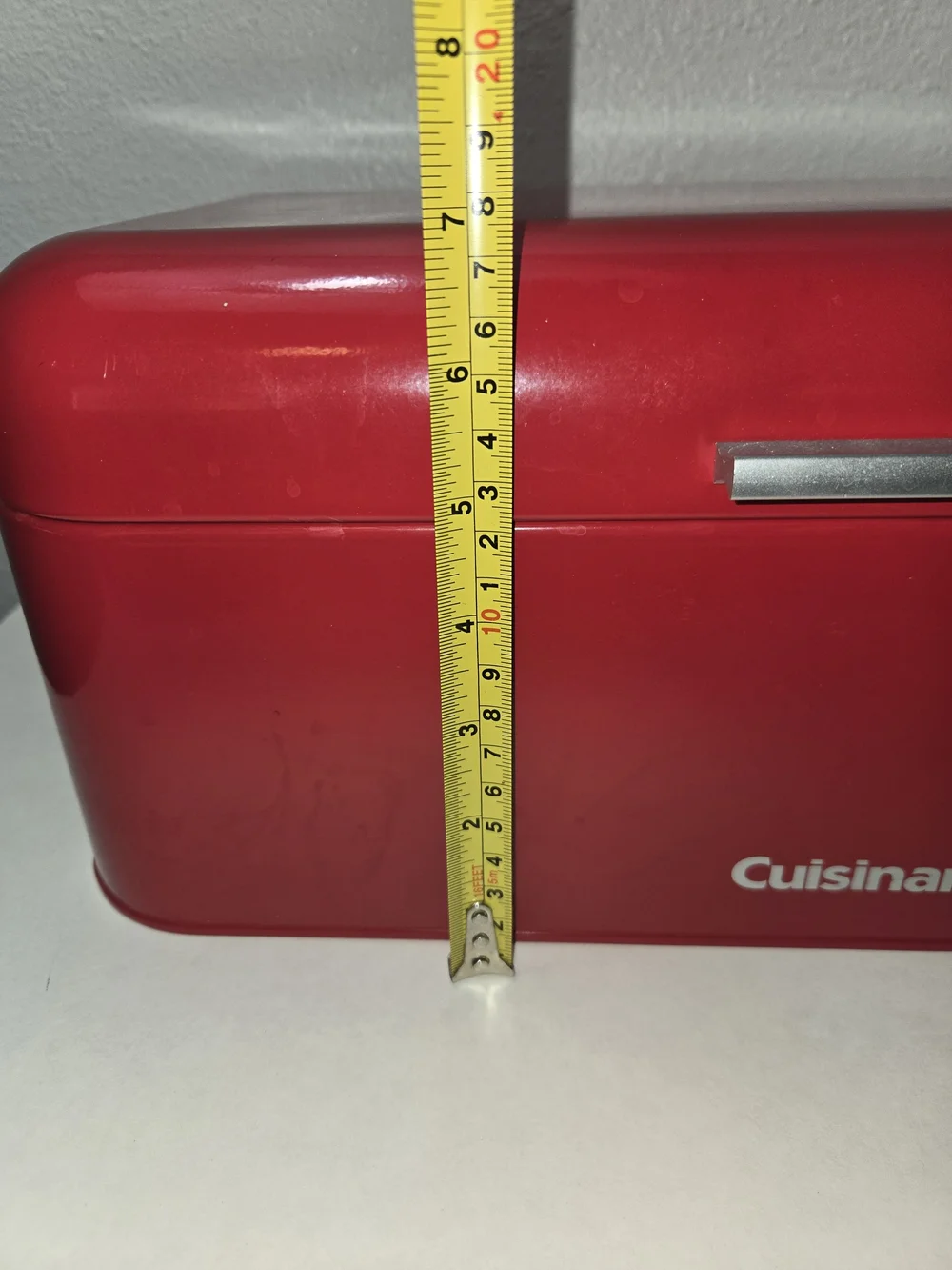 Cuisinart Red Metal Bread Box